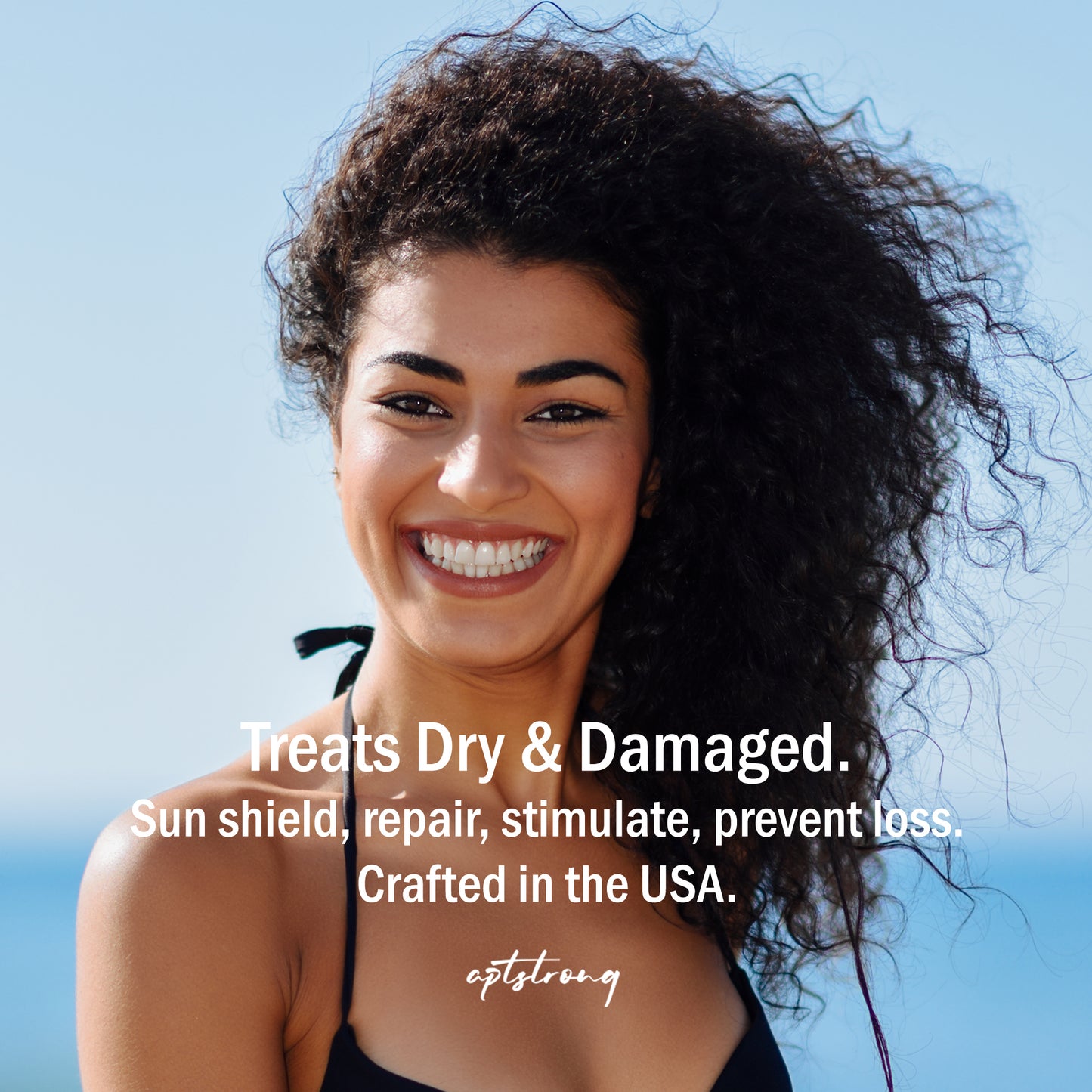 Treats Dry & Damaged: Continue your routine beyond six weeks; diligently protect your hair from the sun, moisturize, soften, stimulate growth, and prevent loss.